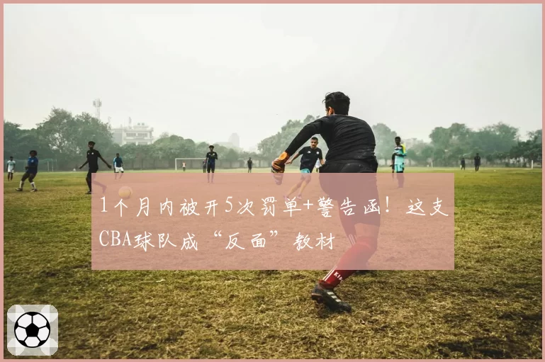 1个月内被开5次罚单+警告函！这支CBA球队成“反面”教材
